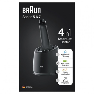 Система для очищення бритви Braun Clean and Charge 0-CC Black