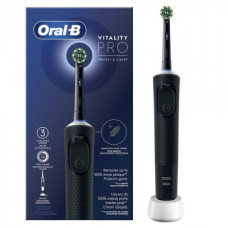 Зубна щітка Braun Oral-B Vitality D100 Pro Protect X Clean CrossAction Black (D103.413.3)