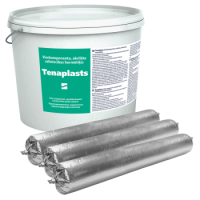 Однокомпонентный акрилатный герметик TENAPLASTS, 1 кг
