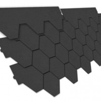 Бітумна черепиця NEXLER Gont 800 Trapez графіт, упаковка 3 м2