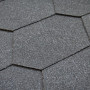 Бітумна черепиця NEXLER Gont 800 Trapez графіт, упаковка 3 м2