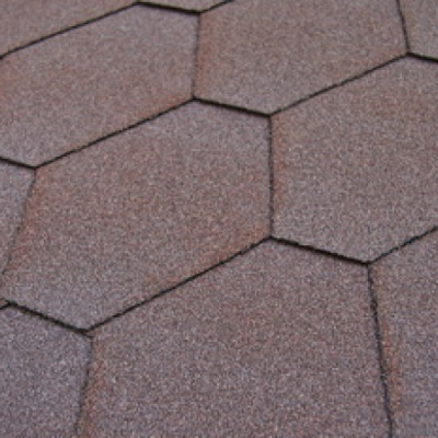 Битумная черепица NEXLER Gont 800 Trapez коричневый, упаковка 3 м2