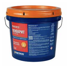 Гідроізоляція швів та тріщин PENECRETE MORTAR, відро 5 кг