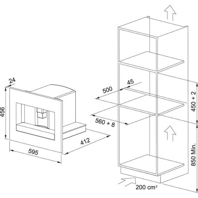 Кавоварка FRANKE Mythos FMY 45 CM XS/BK