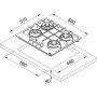 Варильна поверхня FRANKE Maris FHMA 604 3G DC MB XS C