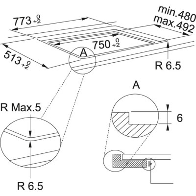 Варильна поверхня FRANKE Maris FMA 804 IF BK (108.0606.112)