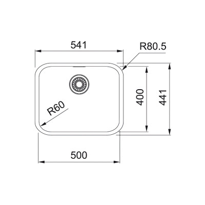 Кухонна мийка FRANKE Smart SRX 110-50 (122.0703.300)