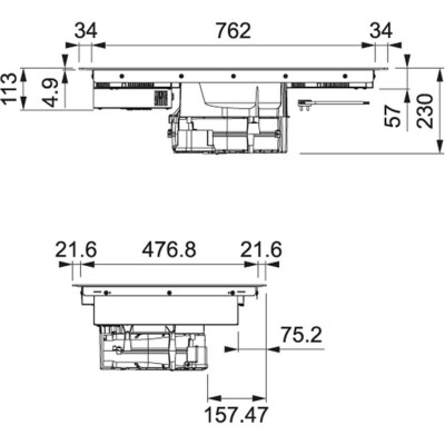 FRANKE Maris FMA 839. Індукційна варильна поверхня + Витяжка (340.0595.364)