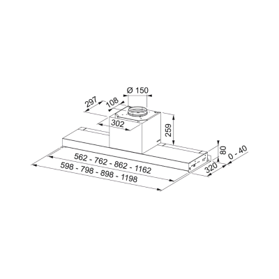 Витяжка FRANKE Style AQ Sense FSAS A90 BK/XS/2 (305.0657.263)