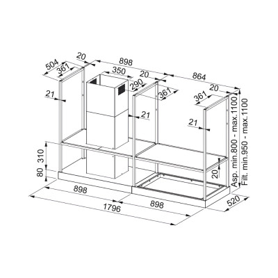 Витяжка FRANKE Mythos FMY BK MATT F180 (325.0678.073)