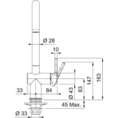 Змішувач FRANKE Active J