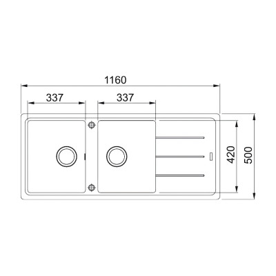 Кухонна мийка FRANKE Basis BFG 621