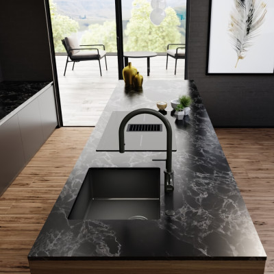 Кухонна мийка FRANKE Mythos Masterpiece BXM 210/110-40-50-68 (Антрацит)