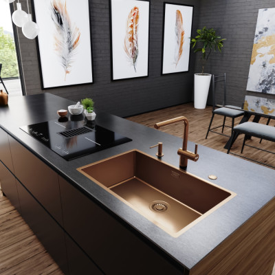 Кухонна мийка FRANKE Mythos Masterpiece BXM 210/110-40-50-68 (Медь)