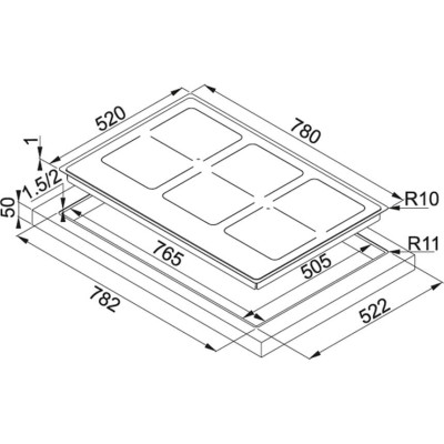 Варильна поверхня FRANKE Frames by Franke FHFS 786 3FLEXI ST