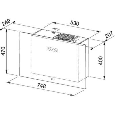 Витяжка FRANKE Maris Free by Dror 80 (330.0542.181)
