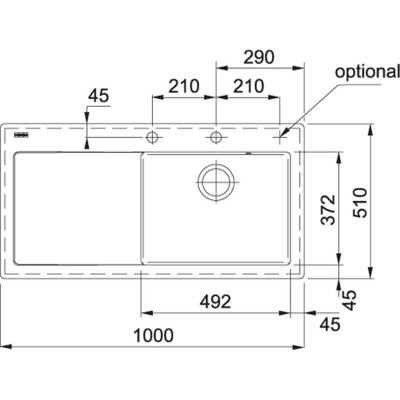 Кухонна мийка FRANKE Mythos MTK 611-100