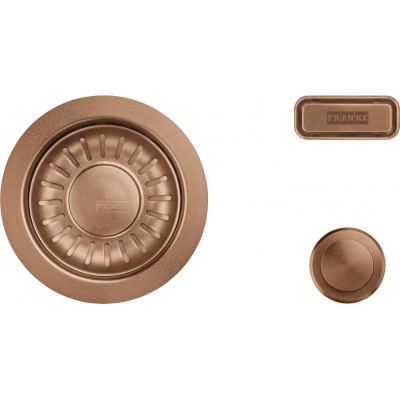 Вентиль-автомат 3½and#187; з кнопкою та переливом FRANKE для мийок з нержавіючої сталі