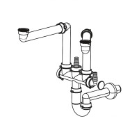 Сифон FRANKE для двочашового миття (112.0624.484)