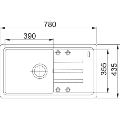 Кухонна мийка FRANKE Malta BSG 611-78, Cірий сланець (114.0743.177)