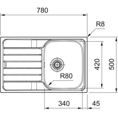 Кухонна мийка FRANKE Spark SKL 611-78 (101.0716.715)