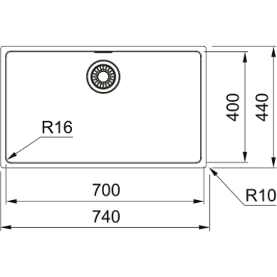 Кухонна мийка FRANKE Maris MRX 210-70 (127.0719.938)
