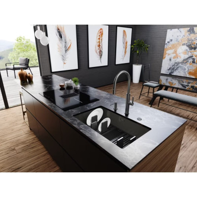 Змішувач FRANKE Mythos Masterpiece Pull Out, Антрацит (115.0711.555)