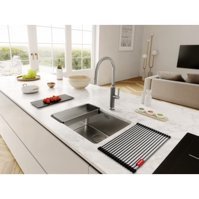 Змішувач FRANKE Mythos Masterpiece Pull Out, Нержавіюча сталь (115.0711.554)