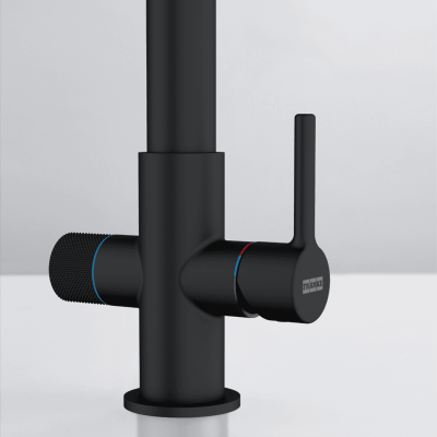 Змішувач FRANKE Lina L Clear Water, Чорний матовий (120.0730.802)