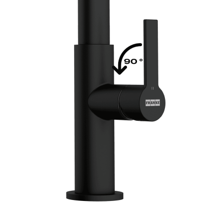 Змішувач FRANKE Maris Slim J Clear Water, Чорний матовий (120.0730.911)