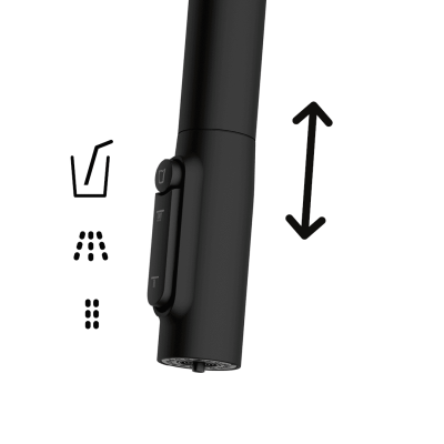 Змішувач FRANKE Maris Slim J Clear Water, Чорний матовий (120.0730.911)