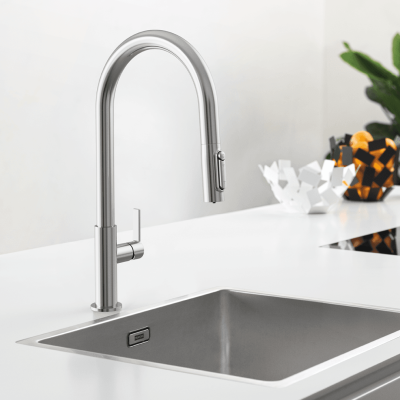 Змішувач FRANKE Maris Slim J Clear Water, Хром (120.0730.870)