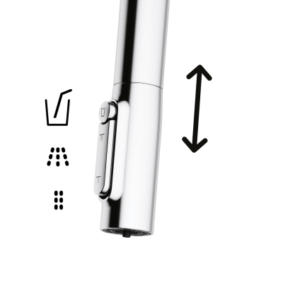 Змішувач FRANKE Maris Slim J Clear Water, Хром (120.0730.870)