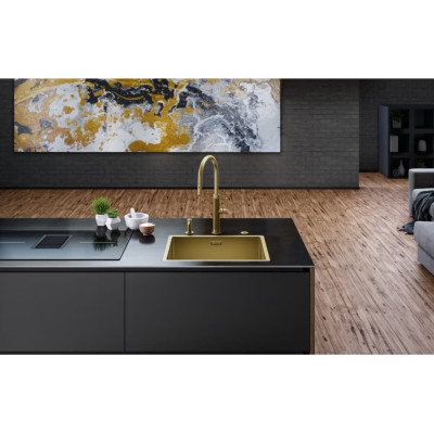 Змішувач FRANKE Mythos Masterpiece Pull Out, Золото (115.0711.558)