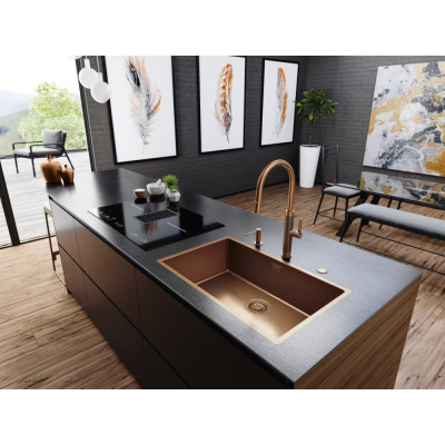 Змішувач FRANKE Mythos Masterpiece Pull Out, Мідь (115.0711.557)