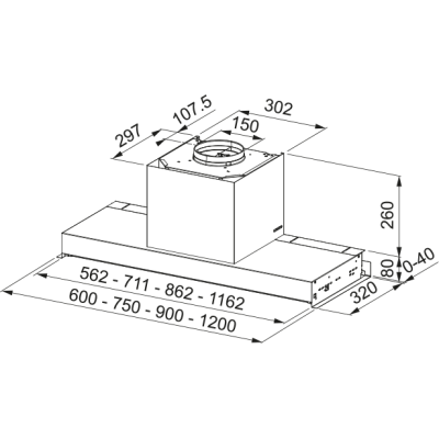 Витяжка FRANKE FST DRIP FREE 90 X/2 KL (305.0705.073)