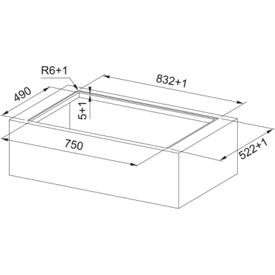 Плита з інтегрованою витяжкою FRANKE Maris 2Gether FMA 8372 4RC R HI + фільтр (340.0731.879)