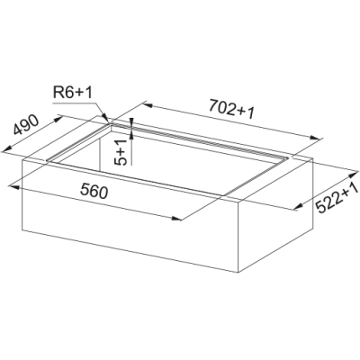 Плита с интегрированной витяжкой FRANKE Smart 2Gether FSM 7072 4RC R HI + фильтр (340.0731.893)