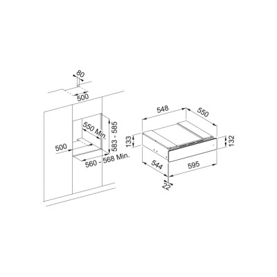 Шухляда з аксесуарами для винного холодильника FRANKE FMY 14 WCRD XS (131.0691.006)