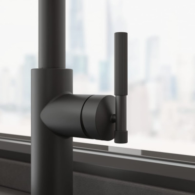 Змеишувач FRANKE Марис Страйпс J, поворотный витяжний, Чорний матовый (115.0747.672)