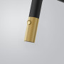 Змішувач FRANKE Maris Stripes U, поворотный витяжний, Bi-Matte Black/Gold (115.0747.676)