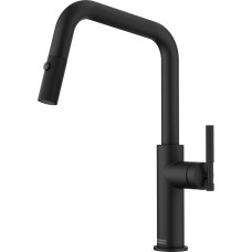 Змеишувач FRANKE Maris Stripes U, поворотный витяжний, черный матовый (115.0747.675)