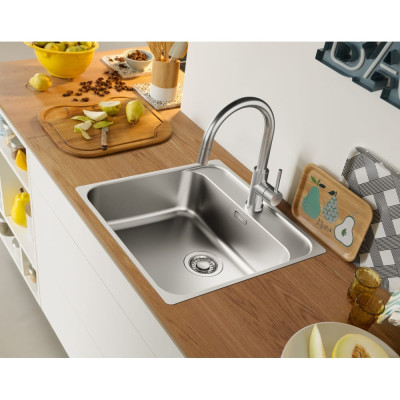 Змеевик FRANKE Smart Glenda J, поворотный витяжний, Нержавеющая сталь (115.0747.474)