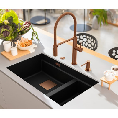 Змеишувач FRANKE Pescara Semi Pro PVD, гнучий вилив, Мідь (115.0741.724)