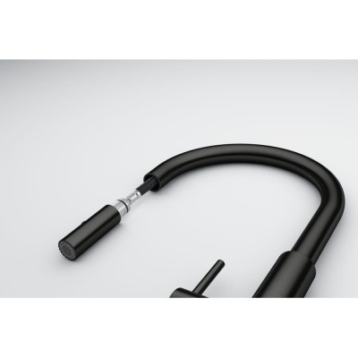 Змеевик FRANKE Pescara J PVD, поворотный вытяжной, промышленные колеса (115.0741.695)