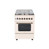 Плита ARDESTO комбі Line-R, 53л, 60x60см, конвекція, чавун, підсвічування, форсунки LPG (підключення газового балона), бежевий