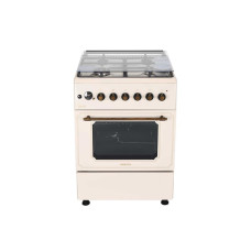 Плита ARDESTO комбі Line-R, 53л, 60x60см, конвекція, чавун, підсвічування, форсунки LPG (підключення газового балона), бежевий