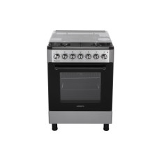 Плита ARDESTO комбі Elegance, 66л, 60x60см, конвекція, чавун, підсвічування, форсунки LPG (підключення газового балона), знімні направляючі, сірий