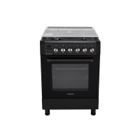 Плита ARDESTO комбі Elegance, 66л, 60x60см, конвекція, чавун, підсвічування, форсунки LPG (підключення газового балона), знімні направляючі, чорний