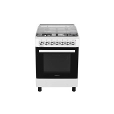 Плита ARDESTO комбі Elegance, 66л, 60x60см, конвекція, чавун, підсвічування, форсунки LPG (підключення газового балона), знімні направляючі, білий